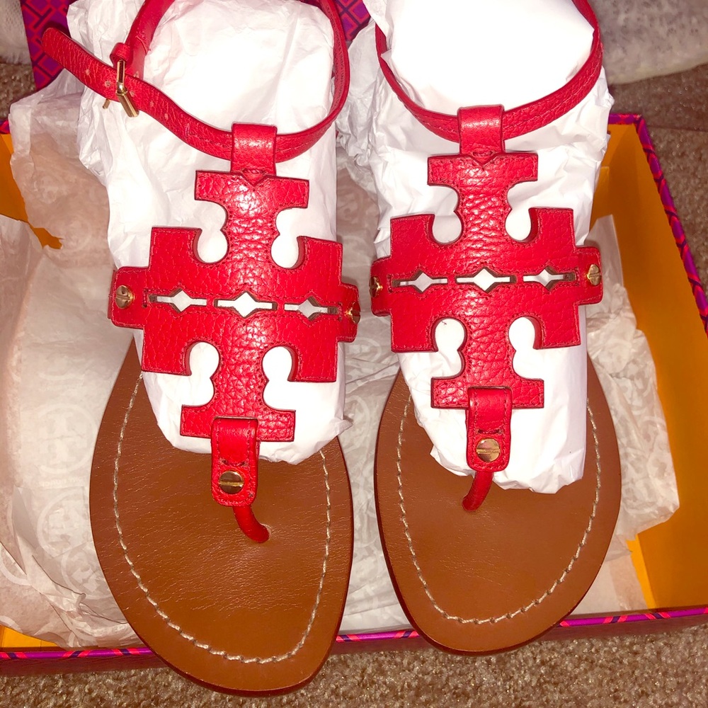 Tory Burch Phoebe Elba Thong Sandal Leather